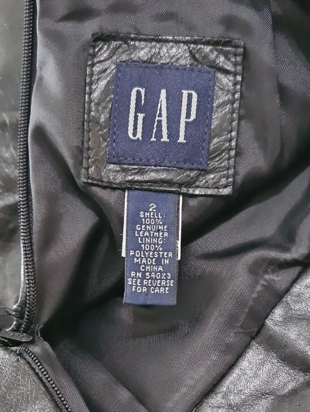 Gap - Y2k Leather Midi A-Line Skirt - Picture 3 of 6